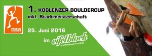 1. Koblenzer Bouldercup Eifelblock
